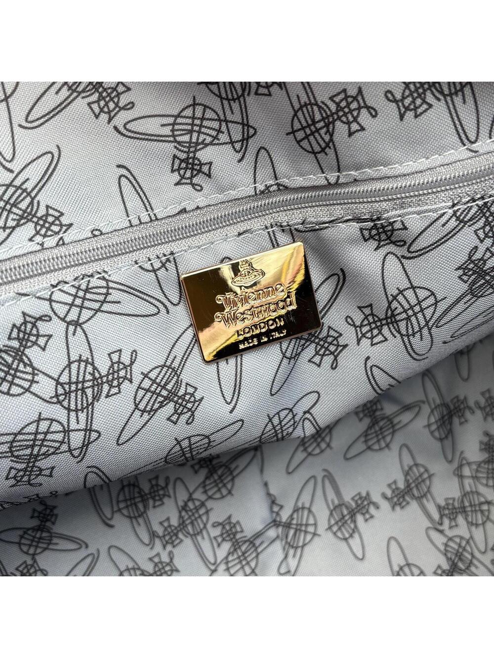 Vivienne Westwood Derby Tartan Bowler Bag - Picture 9 of 11
